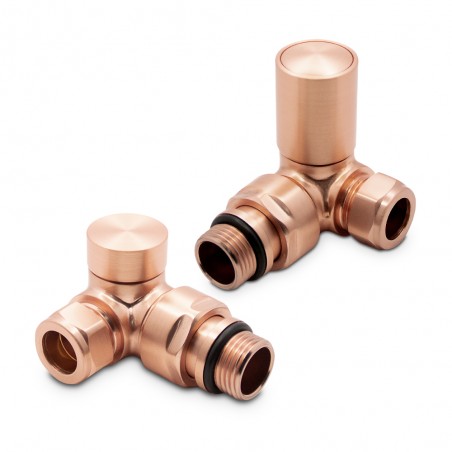 Corner Copper Radiator Valves