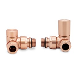 Corner Copper Radiator Valves