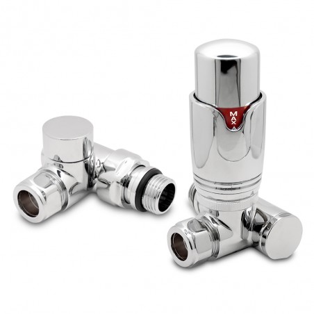 Thermostatic Dual Fuel Radiator Valves Set