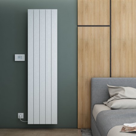 Carisa Boreas M White Aluminium Electric Radiator - 462 x 1800mm - 2500W