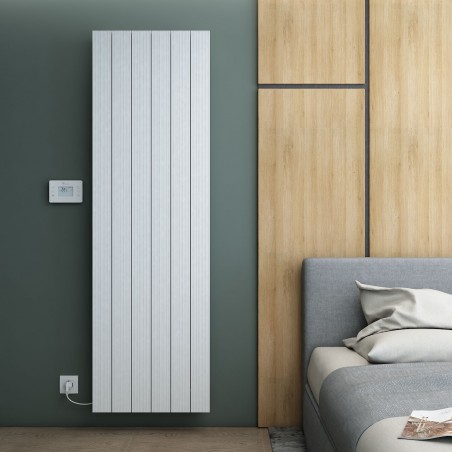 Carisa Boreas M White Aluminium Electric Radiator - 555 x 1800mm - 3000W