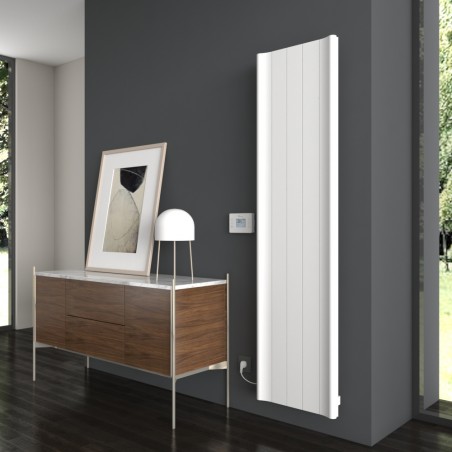 Carisa Boreas B White Aluminium Electric Radiator - 462 x 1800mm - 2500W