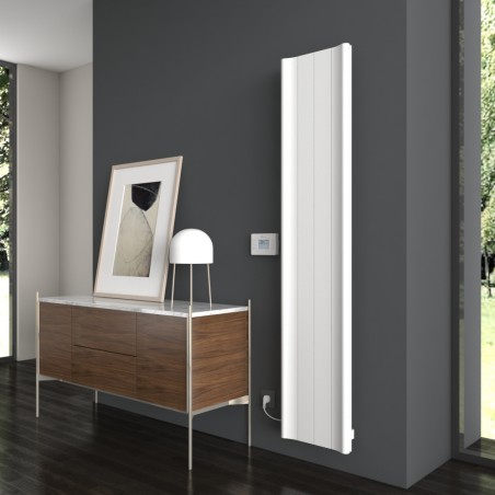 Carisa Boreas B White Aluminium Electric Radiator - 369 x 1800mm - 2000W