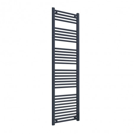 Straight Anthracite Towel Rail - 400 x 1600mm