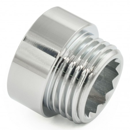 10mm Rigid Radiator Valve Extension 1/2 inch BSP - Chrome