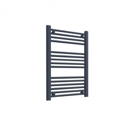 Straight Anthracite Towel Rail - 500 x 800mm