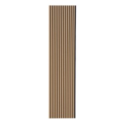Kraus Refined Living Natural Oak Acoustic Wall Panel - 573mm x 2400mm - Panel