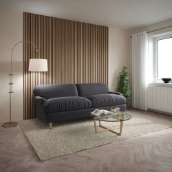 Kraus Refined Living Natural Oak Acoustic Wall Panel - 573mm x 2400mm
