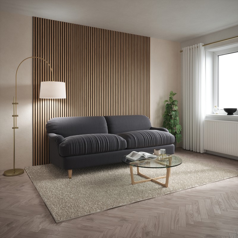 Kraus Refined Living Natural Oak Acoustic Wall Panel - 573mm x 2400mm Kraus Refined Living Natural Oak Acoustic Wall Panel - 573mm x 2400mm
