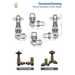 Antique Bronze Tech Drawing