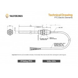 RICA Electric Element (PTC Technology) Type 9141