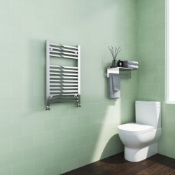 Crown Chrome Designer Towel Rail - 500 x 800mm Insitu