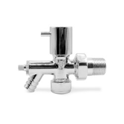 15mm Chrome Radiator Valve Drain Off (Single)