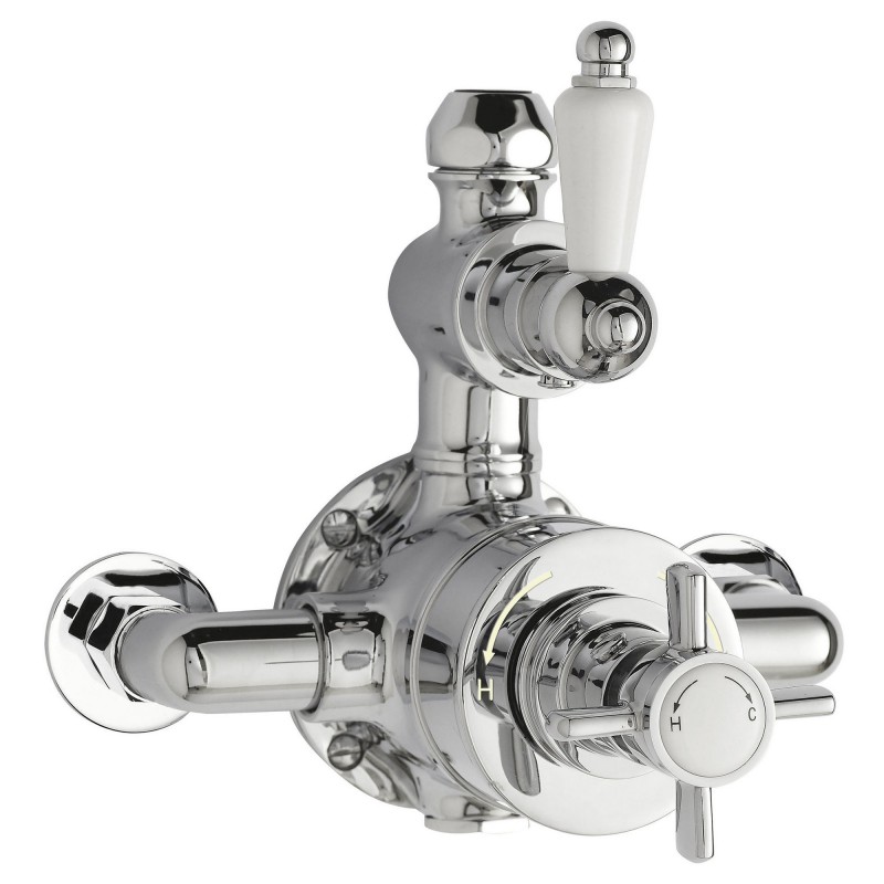 Edwardian Twin Thermostatic Shower Valve Edwardian Twin Thermostatic Shower Valve