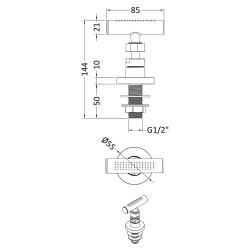 Minimalist Body Jet - Technical Drawing