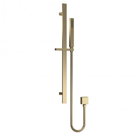 Brushed Brass Square Slide Rail Kit