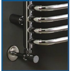 Chrome Radiator Pipe & Collars - Installed