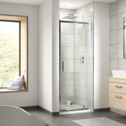 Pacific 800mm Shower Side Panel - Insitu