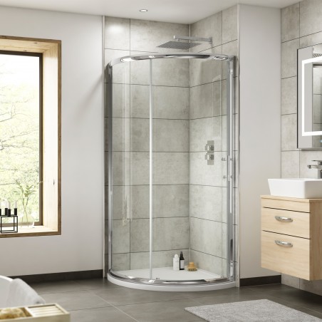 Pacific Single Entry Quadrant Shower Enclosure 860x860mm