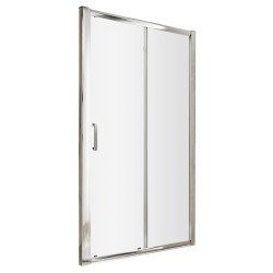 Pacific Sliding Shower Door 1000mm with Round Handle