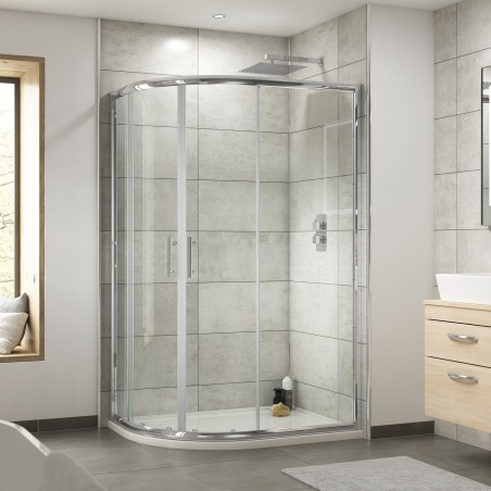 Pacific Offset Quadrant Shower Enclosure 1200x800