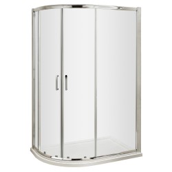 Pacific Offset Quadrant Shower Enclosure 900x760mm - Rounded Handle