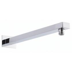 Chrome Wall-Mounted Square Shower Arm