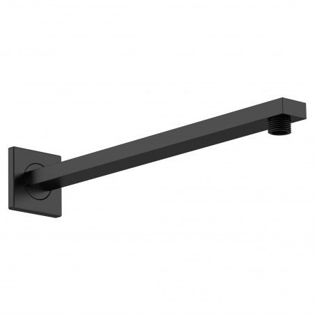 Matt Black Wall-Mounted Square Shower Arm