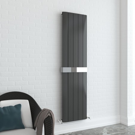 Chrome Towel Bar for Supreme Single Aluminium Radiator