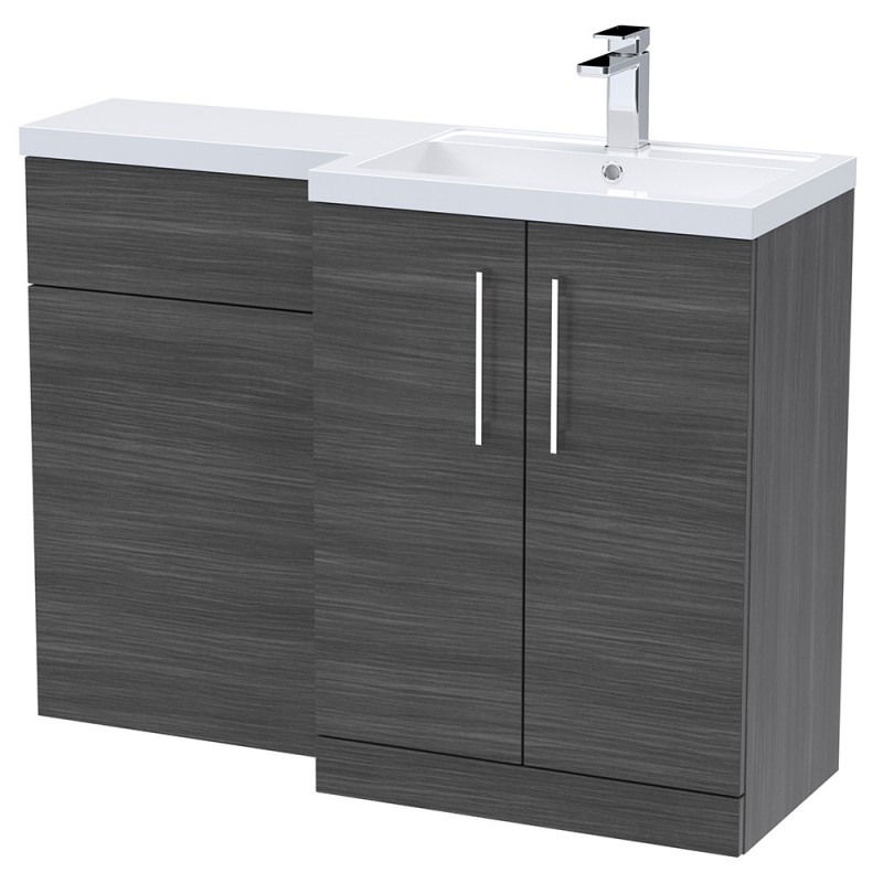 Arno 1100mm Right Hand Combination - Anthracite Woodgrain Arno 1100mm Right Hand Combination - Anthracite Woodgrain