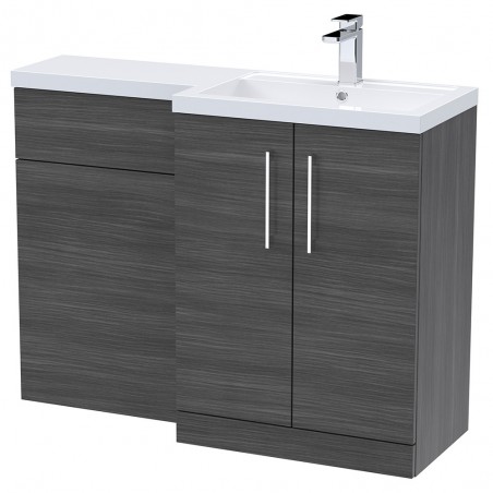 Arno 1100mm Right Hand Combination - Anthracite Woodgrain