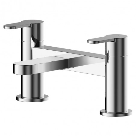 Arvan Deck Mounted Bath Filler - Chrome