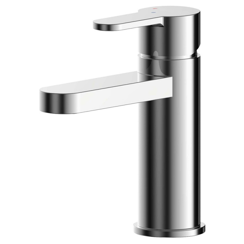 Arvan Eco Mono Basin Mixer With Push Button Waste - Chrome