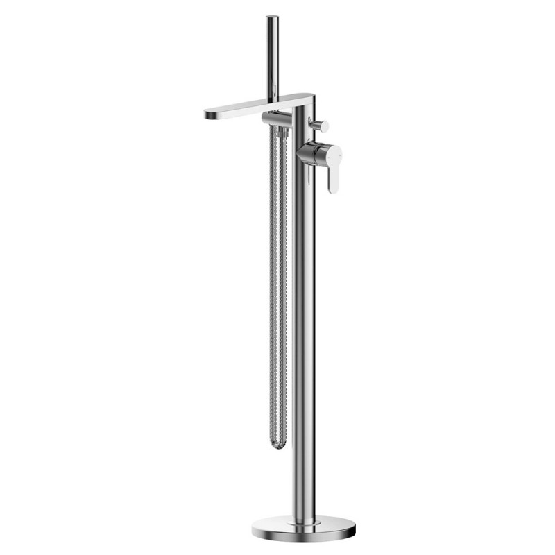 Arvan Freestanding Bath Shower Mixer - Chrome Arvan Freestanding Bath Shower Mixer - Chrome