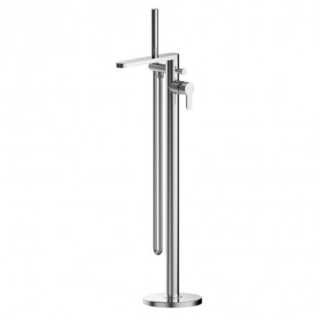 Arvan Freestanding Bath Shower Mixer - Chrome