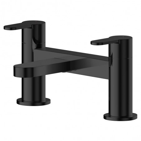 Arvan Deck Mounted Bath Filler - Matt Black