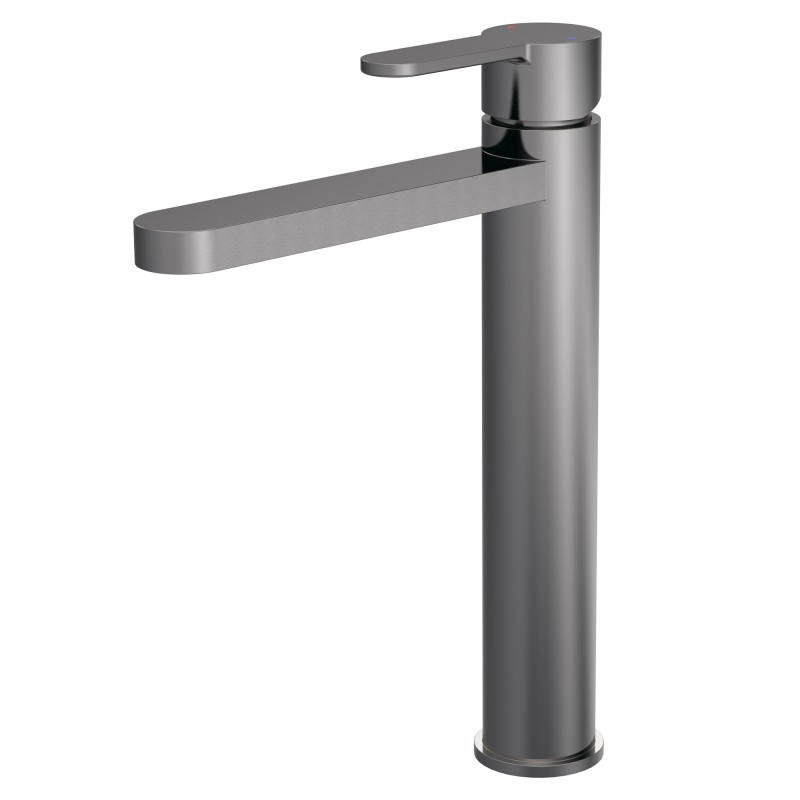 Arvan High-Rise Mono Basin Mixer - Brushed Pewter Arvan High-Rise Mono Basin Mixer - Brushed Pewter