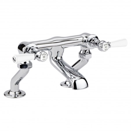 Deck Mount Bath Filler Hex Lever