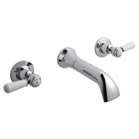 Topaz lever 3 Tap Hole bath filler