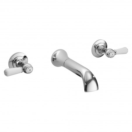 Topaz lever 3 Tap Hole bath filler