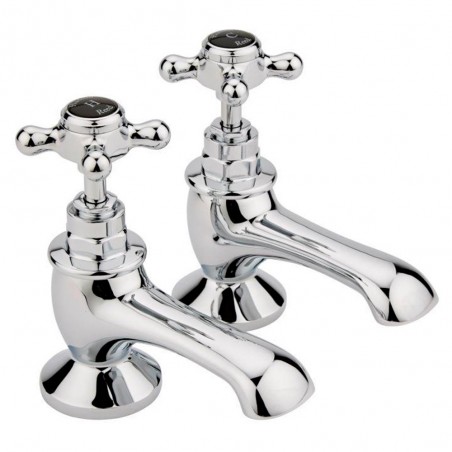 Topaz Black Bath Taps