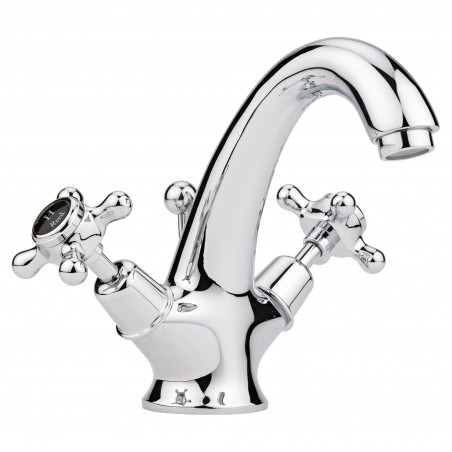 Topaz Black Dome Mono Basin Mixer