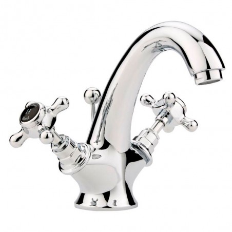 Topaz Black Mono Basin Mixer