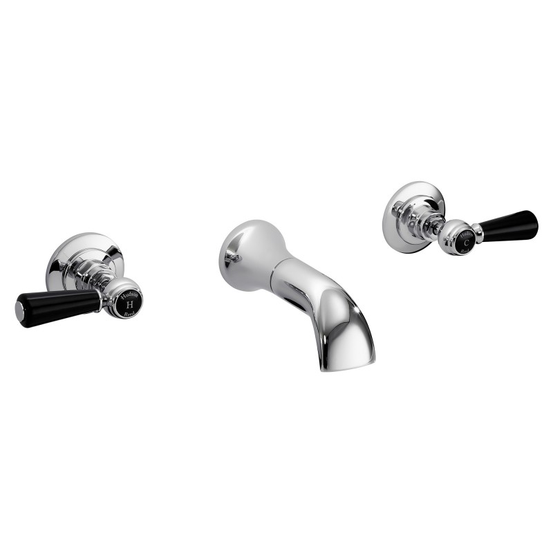 Wall Mount 3 Tap Hole Basin Tap Dome Lever Wall Mount 3 Tap Hole Basin Tap Dome Lever