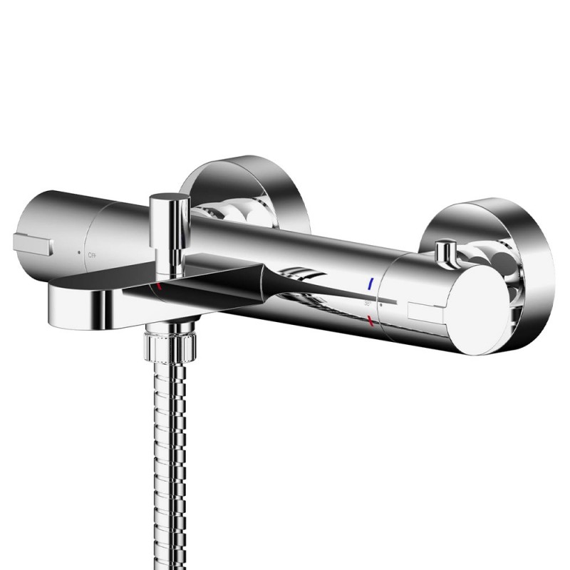 Binsey Wall Mounted Thermostatic Bath Shower Mixer Binsey Wall Mounted Thermostatic Bath Shower Mixer