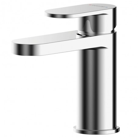 Binsey Mini Basin Mixer With Push Button Waste