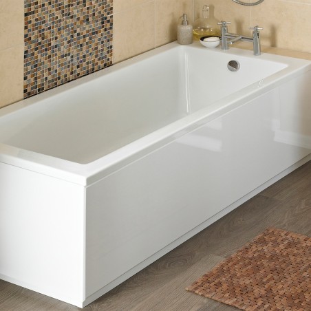 1500mm Front Bath Panel - Gloss White