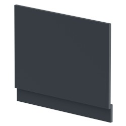 700mm Bath End Panel - Soft Black