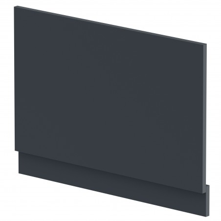 800mm Bath End Panel - Soft Black