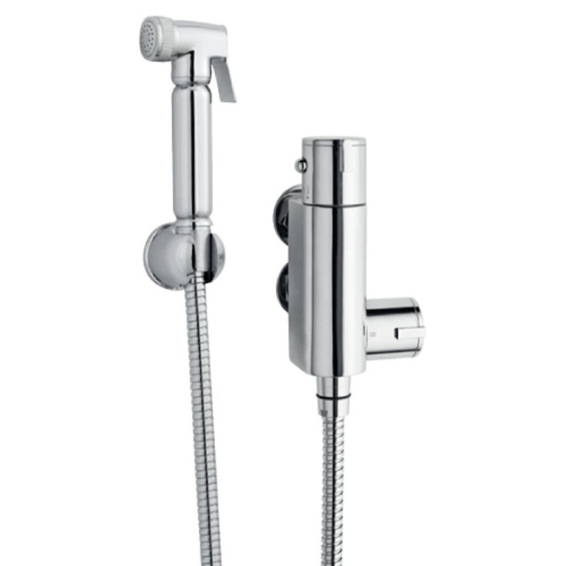 Douche Spray Kit with Handset Holder Thermostatic Valve Douche Spray Kit with Handset Holder Thermostatic Valve